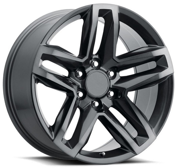 22x9 Chevrolet 2019 Silverado Z71 Trail Boss Replica Wheel Titanium Grey w/ Dark Clear FR94 6x5.5/139.7 15mm