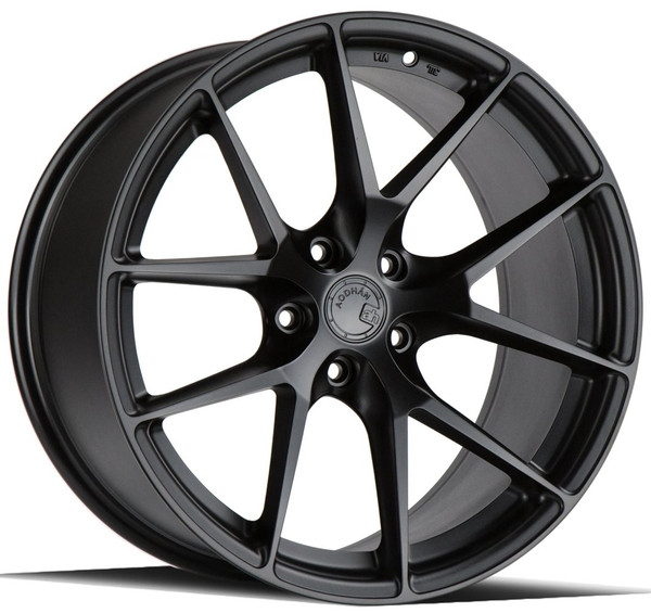 20x10.5 Aodhan AFF7 Matte Black 5x112 35mm