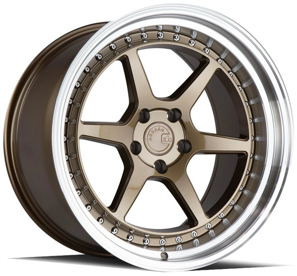 18x8.5 Aodhan DS09 Bronze w/ Machined Lip (Flow Form) 5x100 35mm
