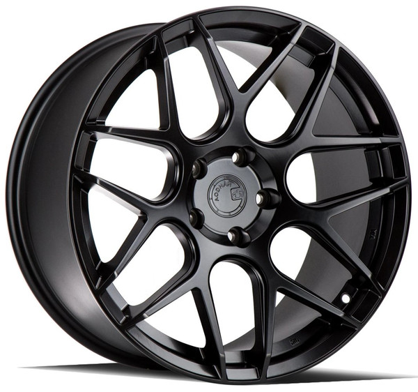 19x9.5 Aodhan AFF2 Matte Black 5x112 35mm