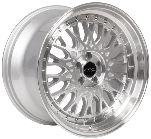 18x8.5 ARC AR1 Silver Machined 5x112 35mm (CUSTOM)