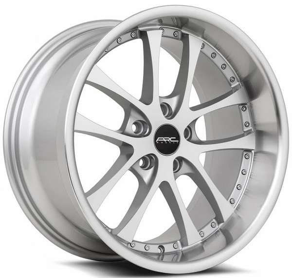 18x8.5 ARC AR5 Silver Machined 5x112 35mm (CUSTOM)