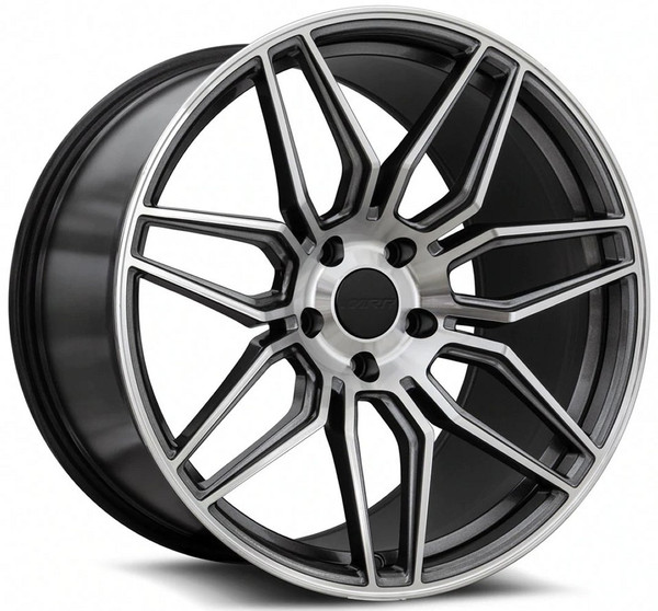 20x12 MRR M024 Corvette C6/ C7 Replica Wheels Gunmetal Machined (Rotary Forged) 5x4.75/120.7 50mm