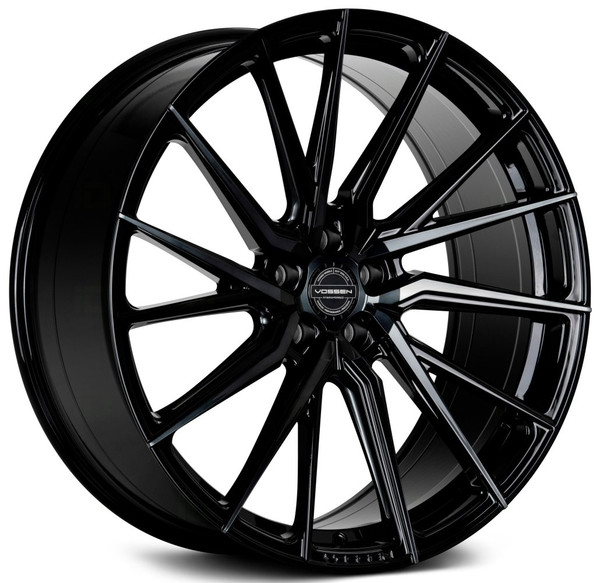 22x10.5 Vossen HF-4T Tinted Gloss Black (Hybrid Forged) (True Directional) (Right) 5x120 38mm