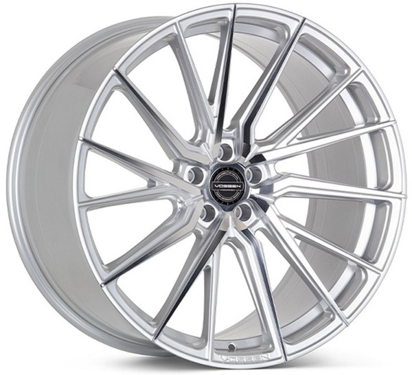 20x10 Vossen HF-4T Silver Polished (Hybrid Forged) (True Directional) (Left) 5x120 45mm