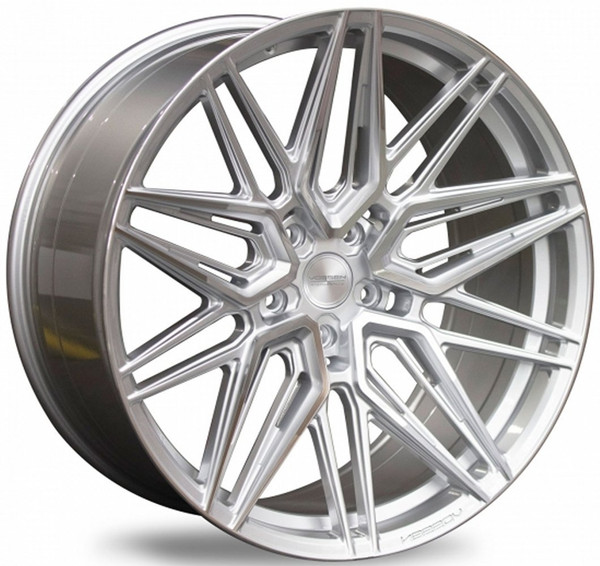 20x10.5 Vossen HF-7 Silver Polished (Hybrid Forged) 5x112 30mm