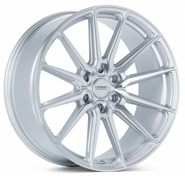 22x9.5 Vossen HF6-1 Silver Machined (Hybrid Forged) (Deep Concave) 6x135 20mm
