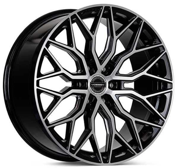 20x9.5 Vossen HF6-3 Gloss Black Brushed Face (Hybrid Forged) (Deep Concave) 6x5.5/139.7 15mm