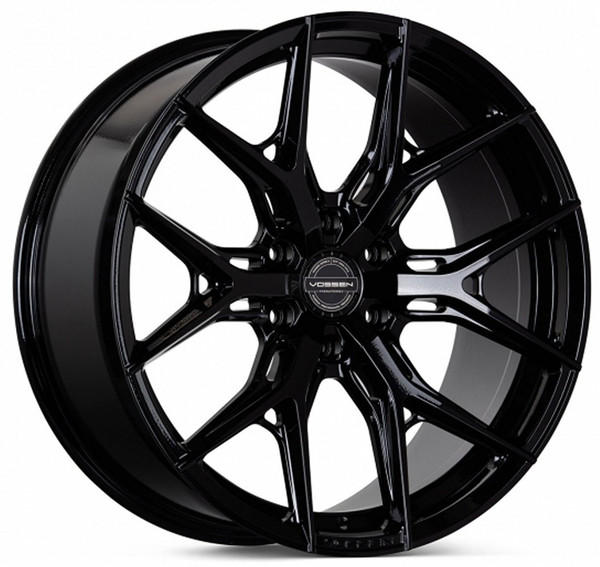 22x9.5 Vossen HF6-4 Gloss Black (Hybrid Forged) (Deep Concave) 6x135 20mm