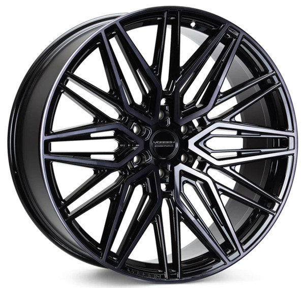 22x9.5 Vossen HF6-5 Gloss Black Tinted (Hybrid Forged) (Deep Concave)  6x135 20mm