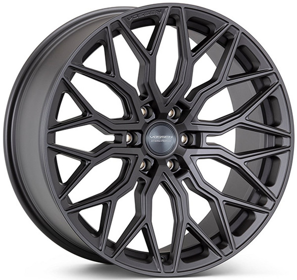 24x10 Vossen HF6-3 Matte Gunmetal (Hybrid Forged) (Deep Concave)  6x5.5/139.7 25mm