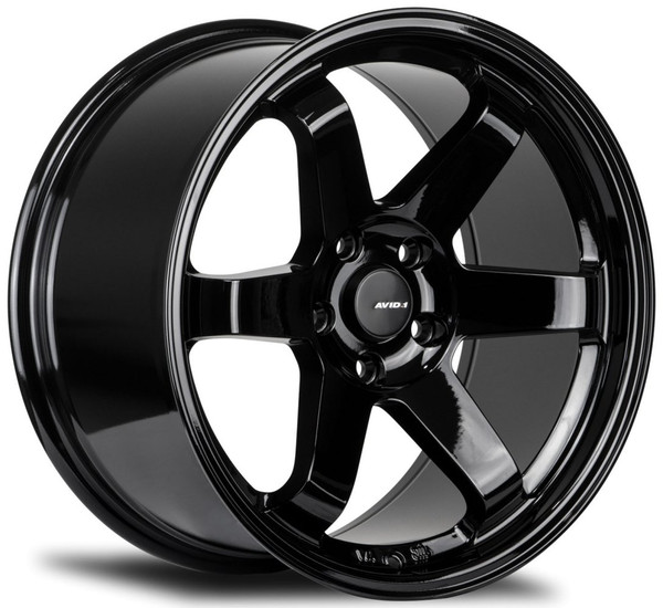 18x10.5 AVID.1 AV-06 Gloss Black 5x4.5/114.3 22mm