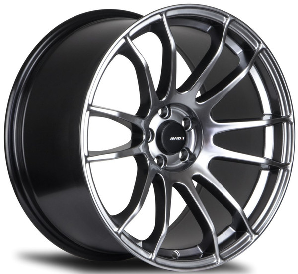18x9.5 AVID.1 AV-20 Hyper Black 5x100 38mm