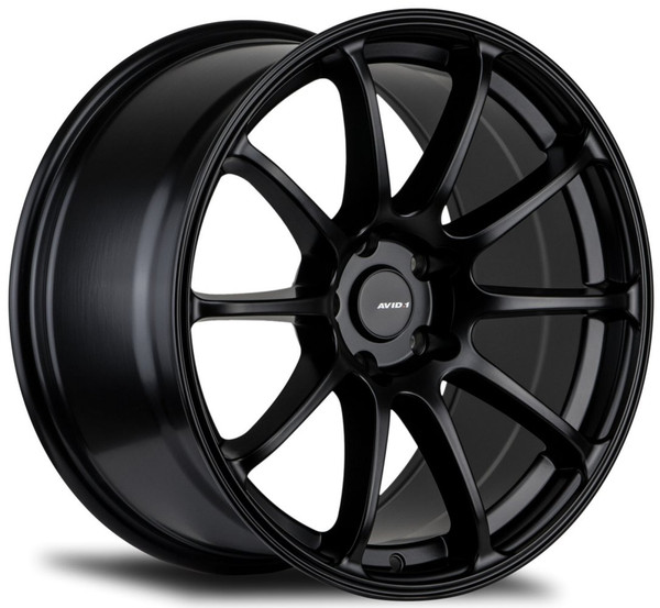 18x9.5 AVID.1 AV-27 Matte Black 5x4.5/114.3 38mm