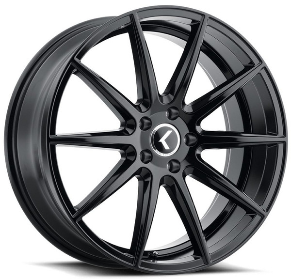 20x8.5 Kraze KR194 Cosmos Gloss Black 5x112 38mm