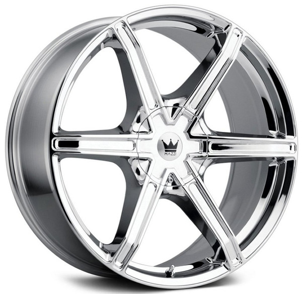 18x8 Mazzi Stilts 371 Chrome 6x135 6x5.5/139.7 20mm