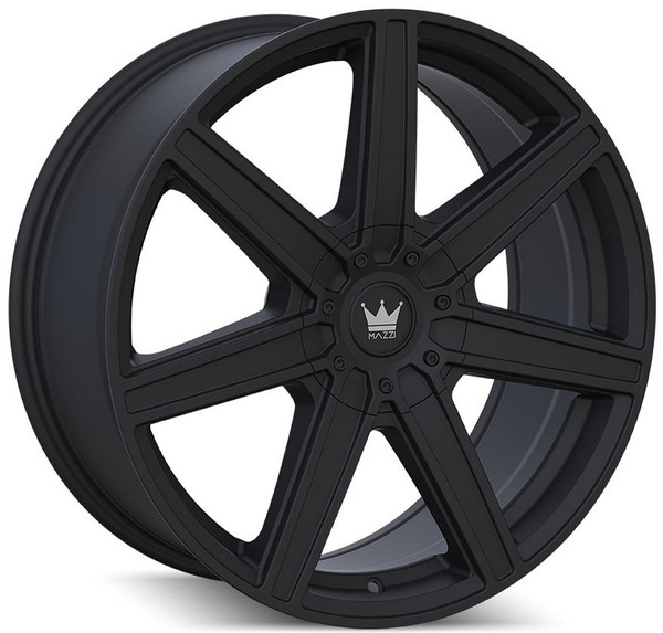 22x9.5 Mazzi Laguna 376 Matte Black  5x115 5x5.5/139.7 18mm