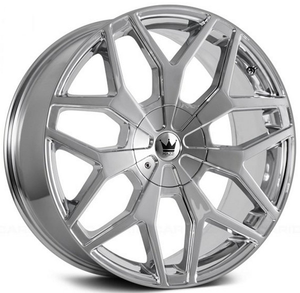 20x8.5 Mazzi Profile 367 Chrome 6x135 6x5.5/139.7 30mm