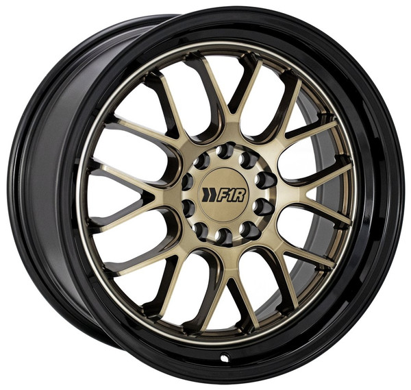 18x8.5 F1R F21 v2 Bronze w/ Black Lip 5x112 5x4.5/114.3 30mm