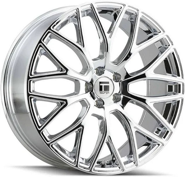 20x8.5 Touren TR76 Chrome 5x4.25/108 35mm