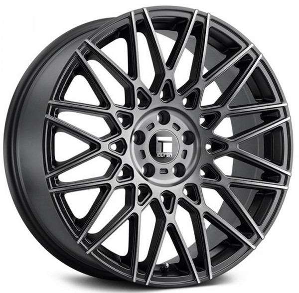20x9 Touren TR78 Brushed Black w/ Dark Tint 5x4.5/114.3 35mm