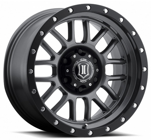 17x8.5 ICON Alpha Gunmetal (6 Lug)  6x135 6mm
