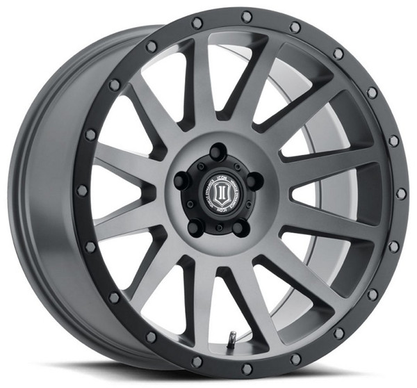 17x8.5 ICON Compression Titanium (5 Lug) 5x150 25mm