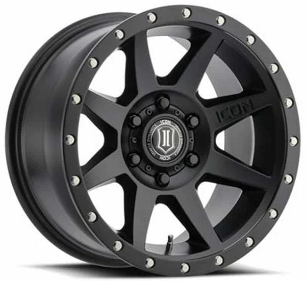 17x8.5 ICON Rebound Satin Black (6 Lug) 6x5.5/139.7 0mm