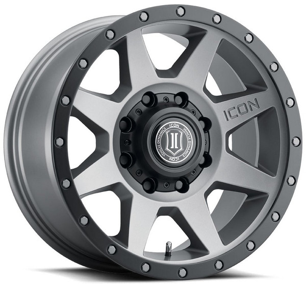 20x9 ICON Rebound Titanium (8 Lug) 8x180 12mm
