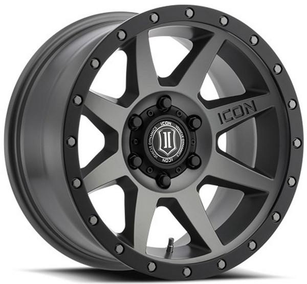 17x8.5 ICON Rebound Titanium (6 Lug) 6x120 0mm