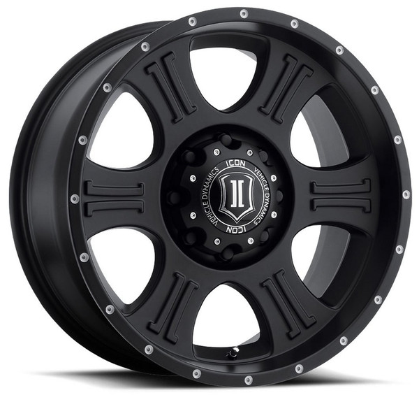 20x9 ICON Shield Satin Black (8 Lug)  8x170 0mm