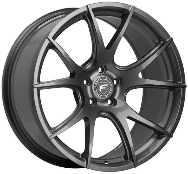 19x9.5 Forgestar CF5V Satin Black (Flow Formed) (Deep Concave) 5x4.5/114.3 29mm