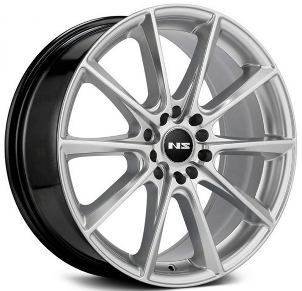 17x7.5 NS NS1805 Hyper Silver 5x100 5x4.5/114.3 38mm