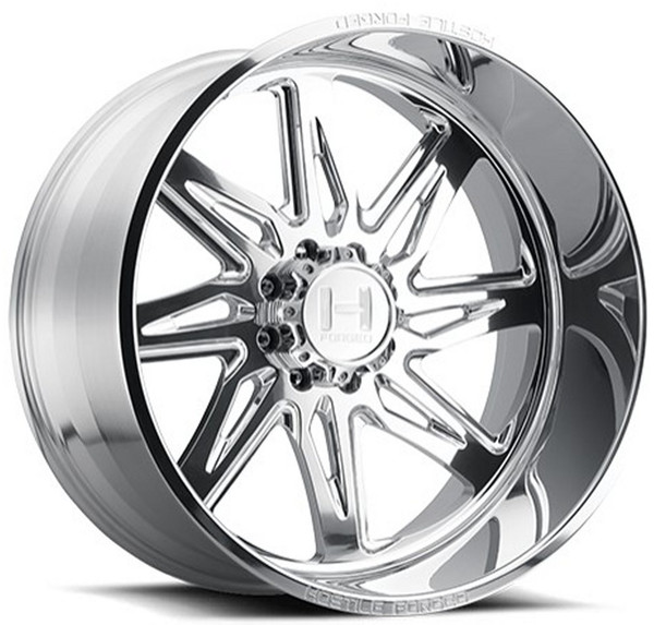 22x12 Hostile Forged HF07 Tomahawk Full Polished (Forged) (* May Require Trimming) 8x180 -44mm