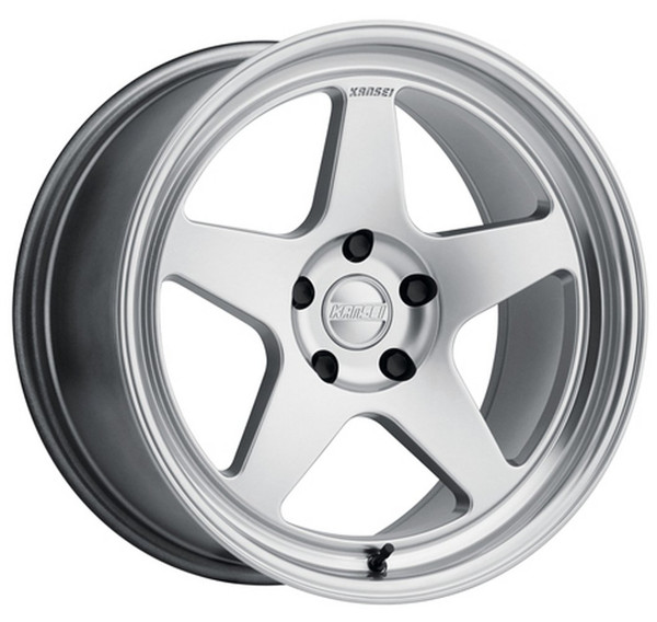 18x9 Kansei Knp Hypersilver Machined w/ Polished Lip 5x4.5/114.3 12mm