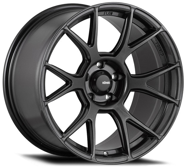 19x8.5 Konig Ampliform Dark Metallic Graphite (Flow Formed) 5x120 32mm