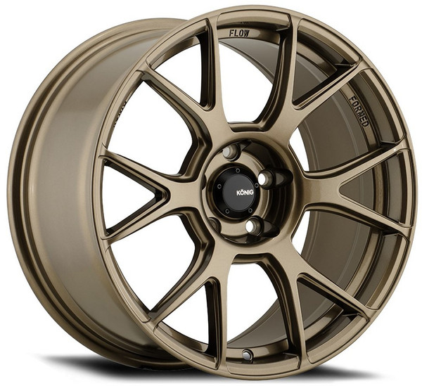 19x10.5 Konig Ampliform Gloss Bronze (Flow Formed) 5x4.5/114.3 23mm