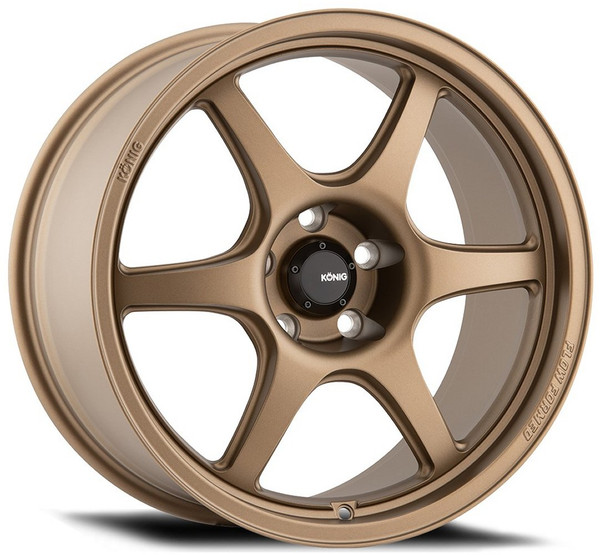 17x8 Konig Hexaform Matte Bronze (Flow Formed) 4x4.25/108 40mm