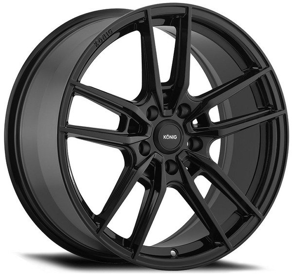19x8.5 Konig Myth Gloss Black 5x112 40mm