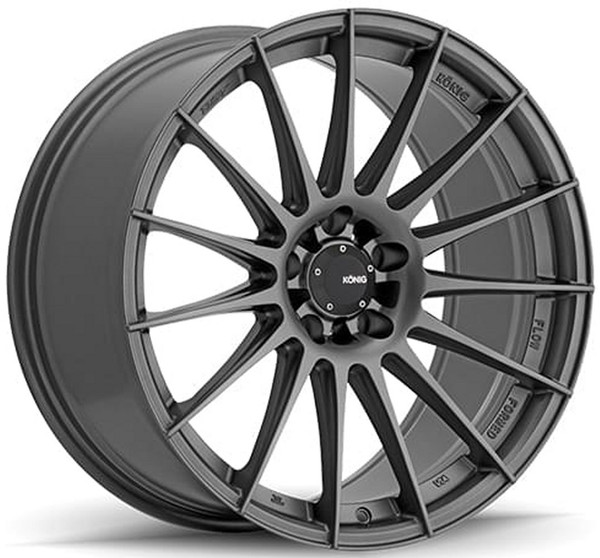 18x8 Konig Rennform Matte Grey (Flow Formed) 5x112 45mm