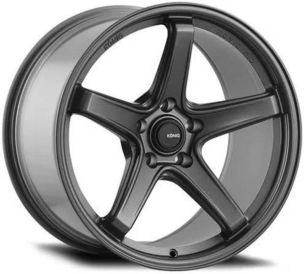 19x8.5 Konig Neoform Matte Grey (Flow Formed) 5x4.5/114.3 43mm