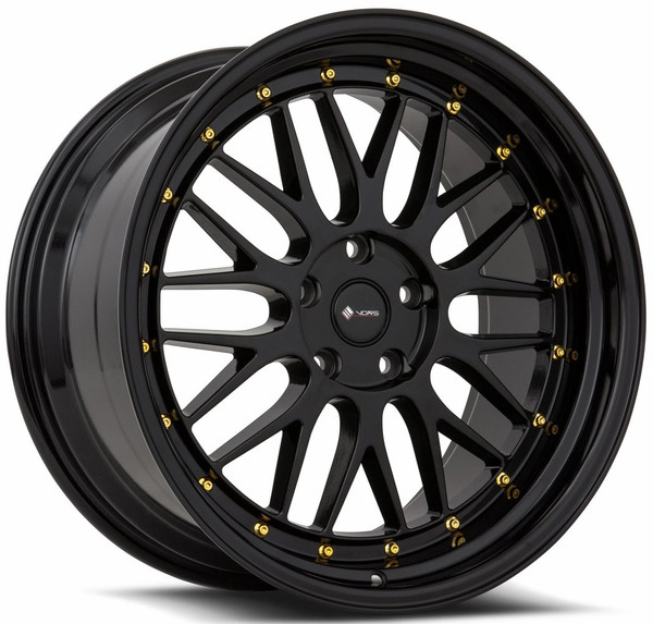18x9 Vors VR8 Gloss Black 5x120 35mm (CUSTOM)