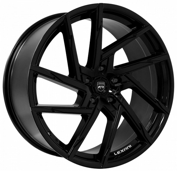 20x8.5 Lexani Senna Gloss Black  5x120 35mm