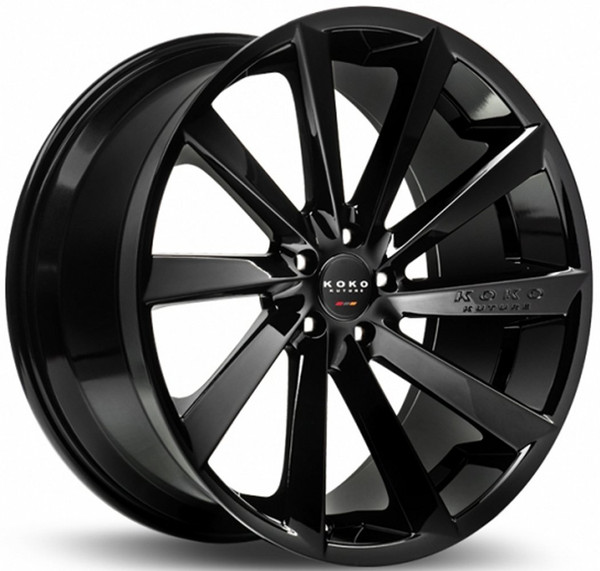 24x10 Koko Kuture Kapan Gloss Black 5x130 10mm