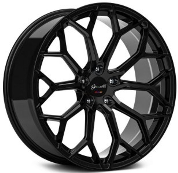 24x10 Gianelle Monte Carlo Gloss Black  6x5.5/139.7 20mm