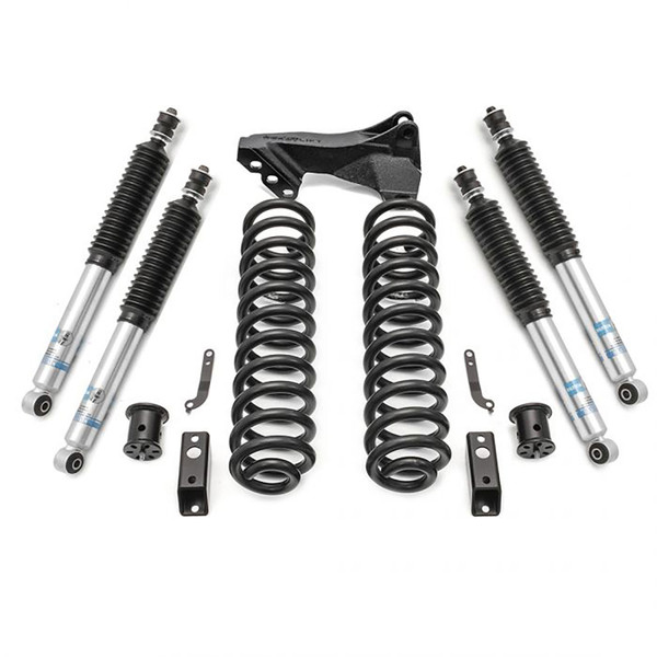 ReadyLIFT 2.5" Coil Spring Front Lift Kit w/ Bilstein Front &amp; Rear Shocks 2017-2021 Ford F-250/F-350 Super Duty Diesel 4WD 46-2724