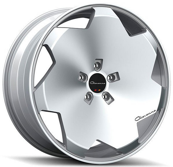 (Clearance - No Returns) 24x10 Giovanna Masiss Silver Machined 5x120 20mm