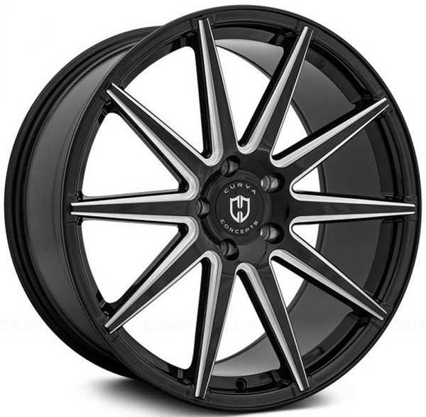 22x10.5 Curva Concepts C49 Gloss Black Milled (CUSTOM 2-3 weeks)-1700029794