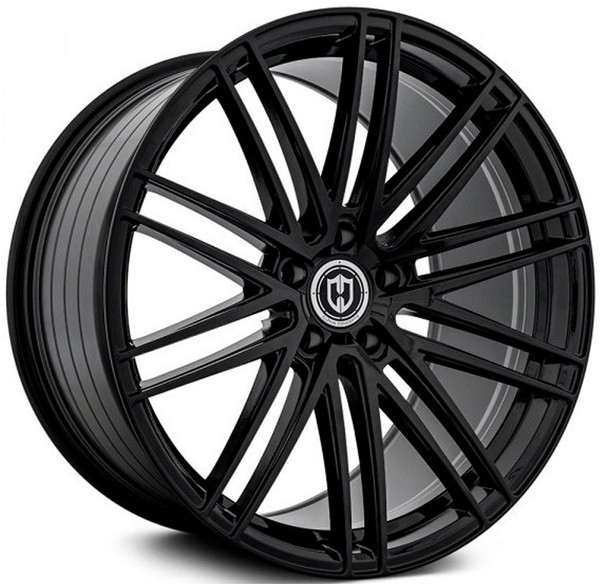 20x10.5 Curva Concepts CFF50 Gloss Black (Flow Forged) 5x115 25mm