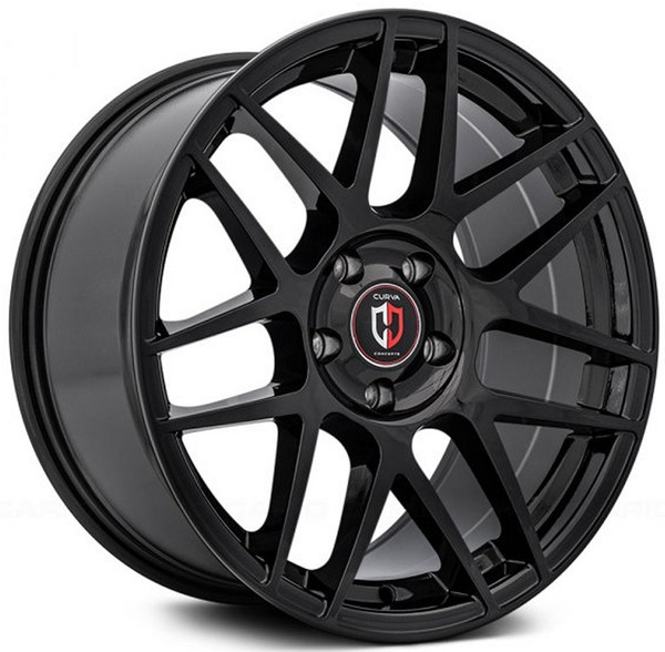 22x9 Curva Concepts C300 Gloss Black  5x120 33mm